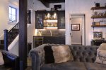 Enjoy the convenience of the wet bar